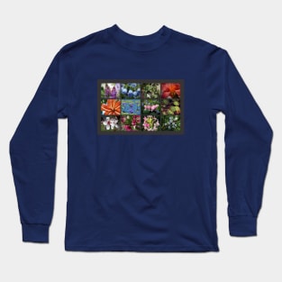 Flower Collage Long Sleeve T-Shirt